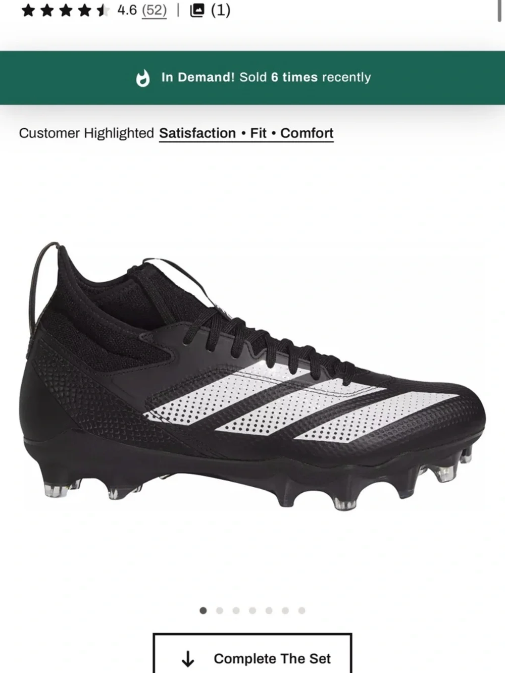 adidas Men's adizero Impact Football Cleats